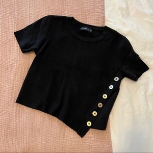Zara cropped sweater